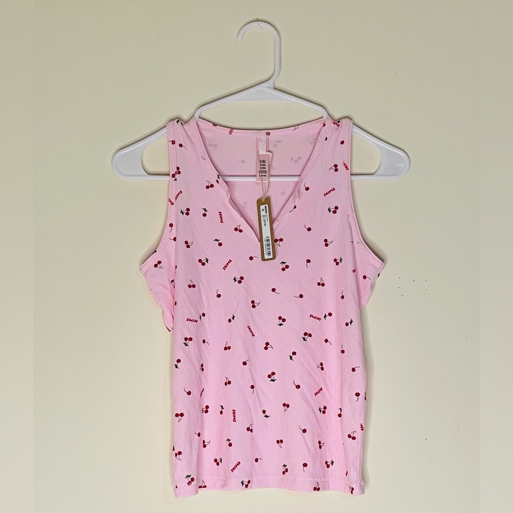 SKIMS- Soft Lounge Cherry Print Tank 🍒